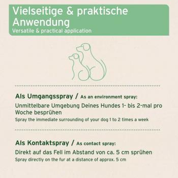 Preview: Zeckenspray - rein pflanzliches Repellent für Hunde - 100 ml